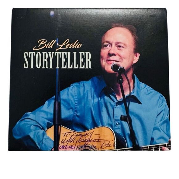 Storyteller by Bill Leslie ( CD, Digipak, Signed, 2019, Greycliff Music) - Picture 1 of 8